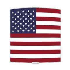 USA FLAG WALL LAMP 26X26